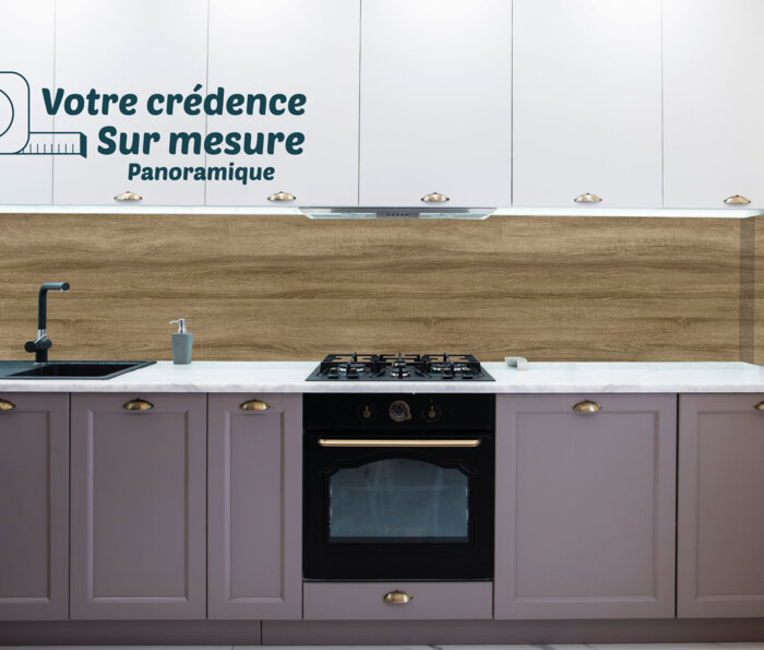 Panoramique motif bois